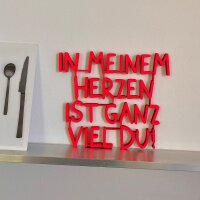 In meinem Herzen ist ganz viel du