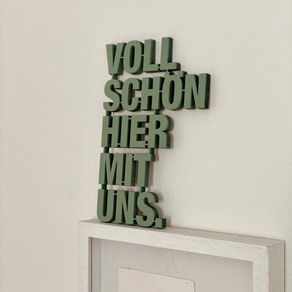 Voll schön hier mit uns.