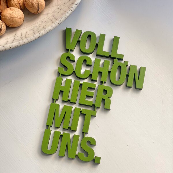 Voll schön hier mit uns.