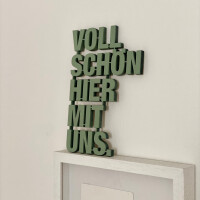 Voll schön hier mit uns.